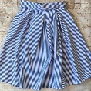 See You Monday Blue & White Skirt